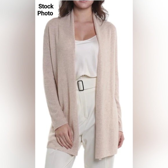 In Cashmere Open Cardigan - Picture 5 of 15